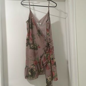 BCBG generation floral wrap dress